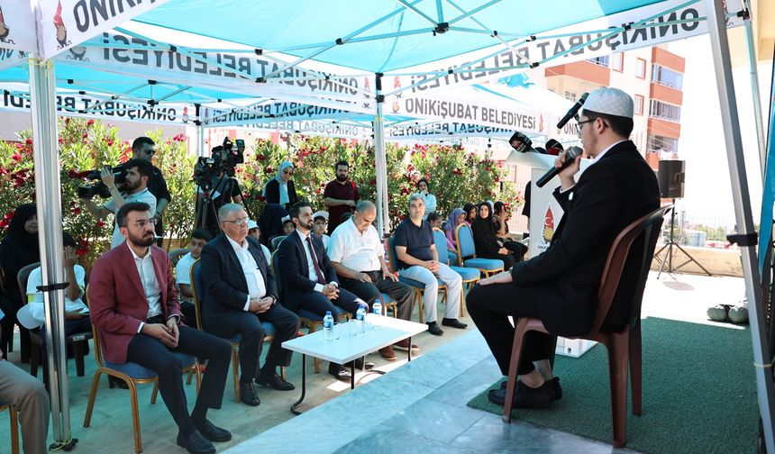 Kahramanmaraş'ta yaz kursları Başkan Mahçiçek’in katıldığı açılışla başladı