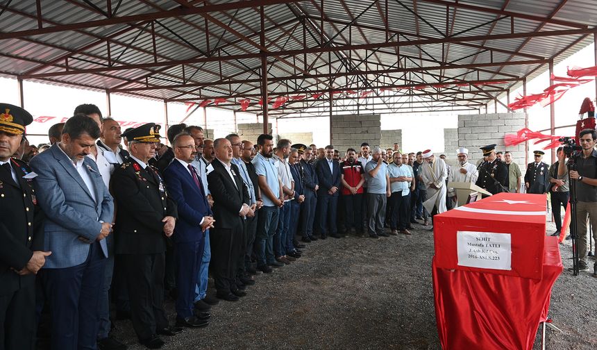 Kahramanmaraş şehidine son görev!