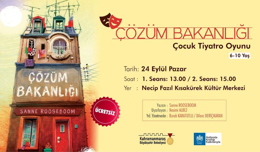 ‘Çözüm Bakanlığı’ Gösterisi NFK’da Minikler İçin Sahne Alacak