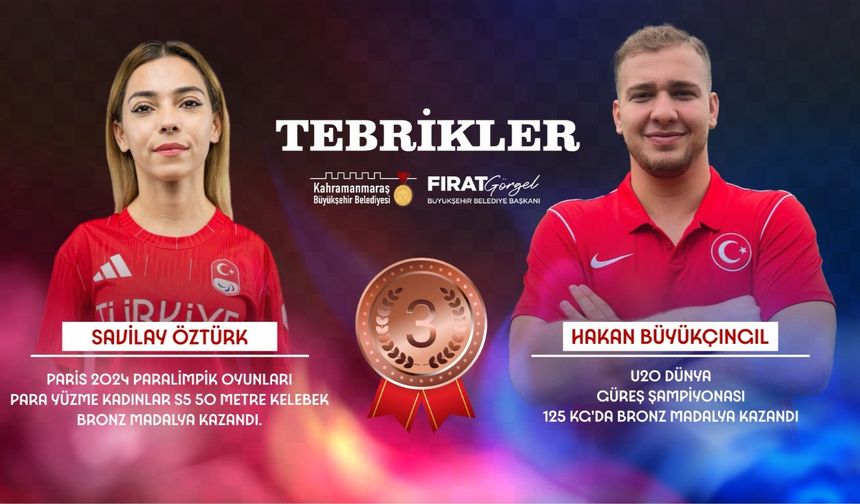 Başkan Görgel’den Kahramanmaraşlı Milli Sporculara Destek