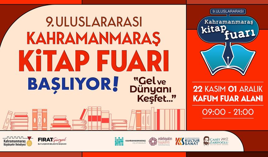 Anadolu’nun En Büyük Kitap Fuarında Edebiyat Şöleni Yaşanacak