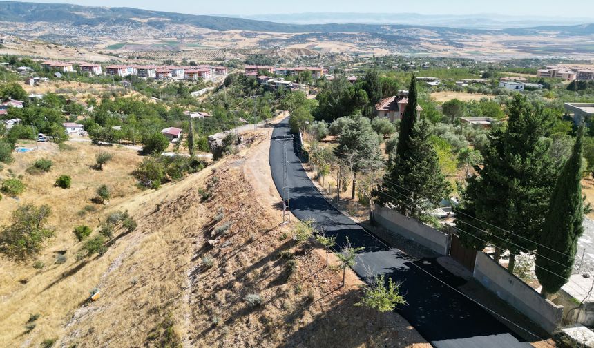 Akyar Mahallesi Toki Konutları Bağlantı Yolları Asfalt Kaplama Çalışmaları Tamamlandı