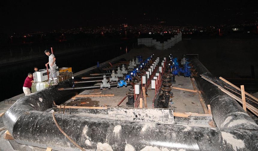 İçmesuyu Arıtılarak Şebekeye Verilmeye Başlandı