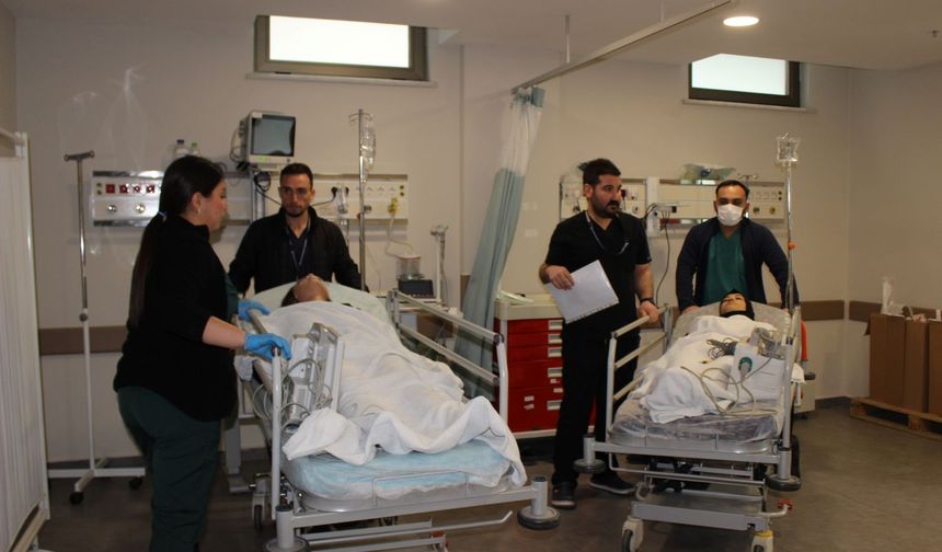 Sular Akademi Hastanesi’nde Afet Tatbikatı