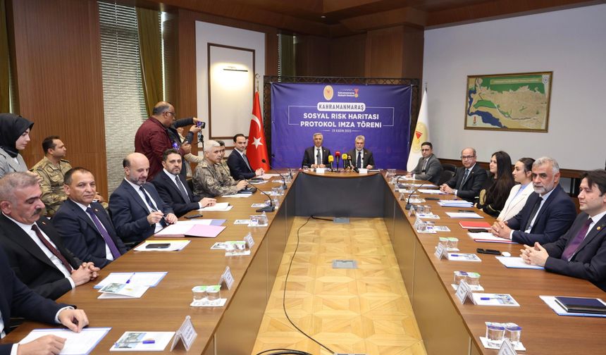 Kahramanmaraş'ın Sosyal Risk Haritası Oluşturuluyor
