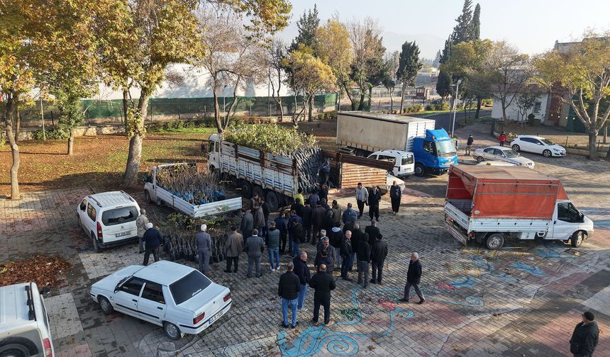 Büyükşehir’den Bin 500 Üreticiye 193 Bin Adet Fidan Desteği