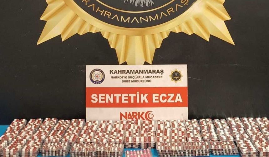 Kahramanmaraş'ta Hoparlörde Binlerce Uyuşturucu Hap Ele Geçirildi