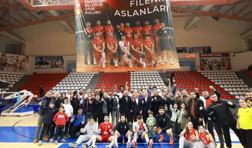 Namağlup liderliğini sürdüren Onikişubat Belediyespor Voleybol Takımı’na MADO dopingi