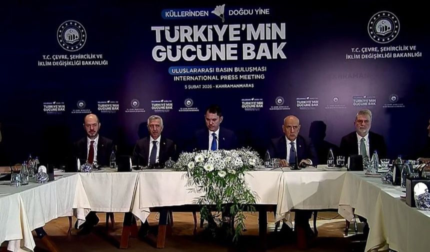 Bakan Kurum: Deprem Bölgesinde Bir Avrupa Ülkesi Büyüklüğünde İnşa Gerçekleştirdik