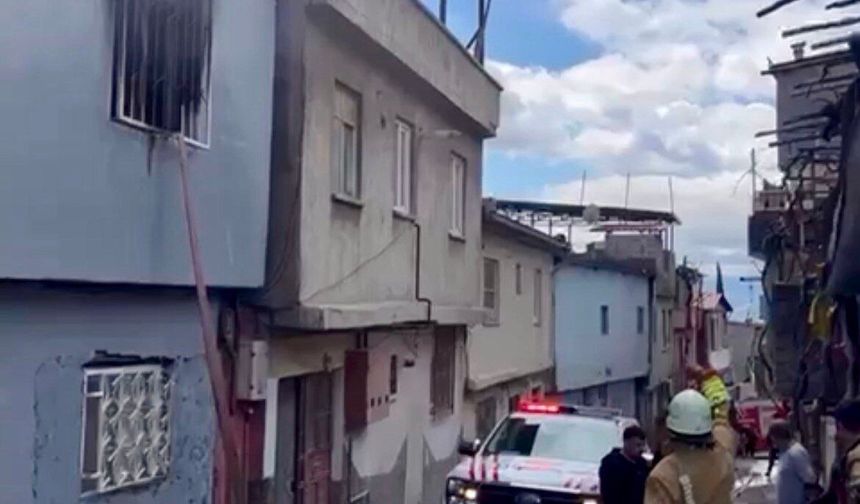 Kahramanmaraş’ta Ev Yangını: 1 Yaralı