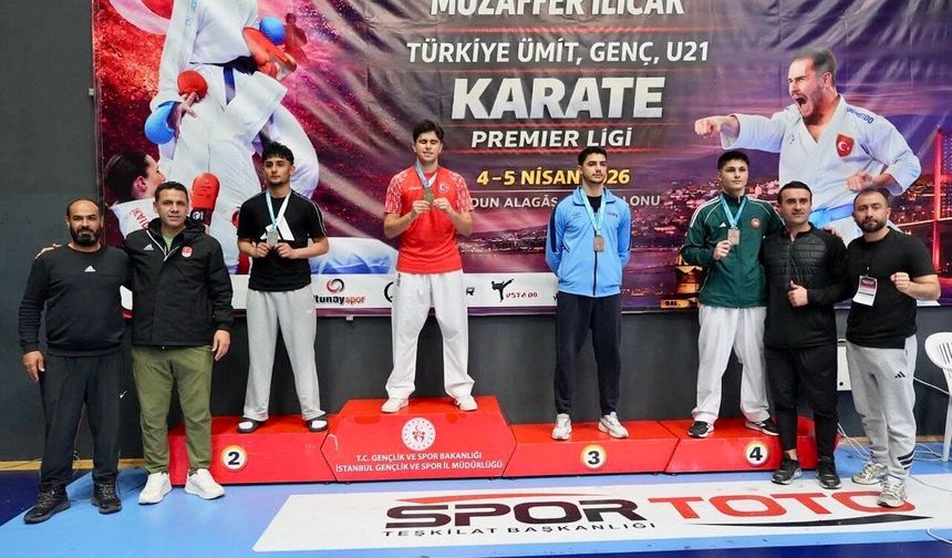 Kahramanmaraşlı Karateciden Türkiye İkinciliği