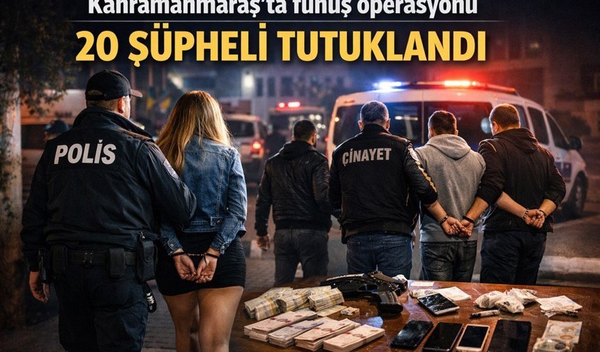 Kahramanmaraş’ta 20 Kişi Tutuklandı
