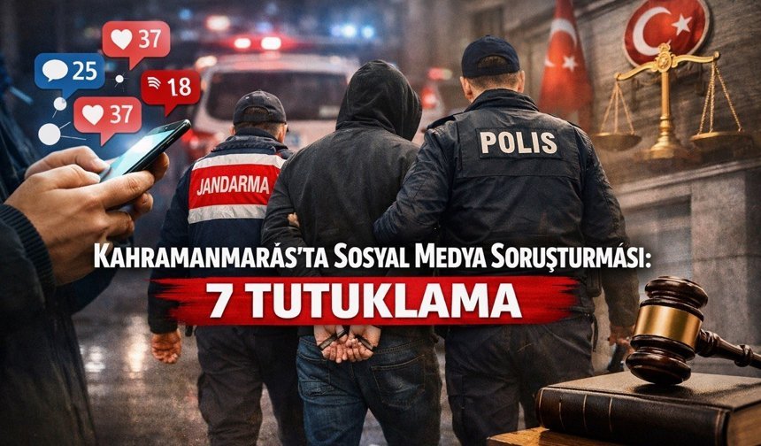 Kahramanmaraş’ta Sosyal Medya Paylaşımlarına Soruşturma