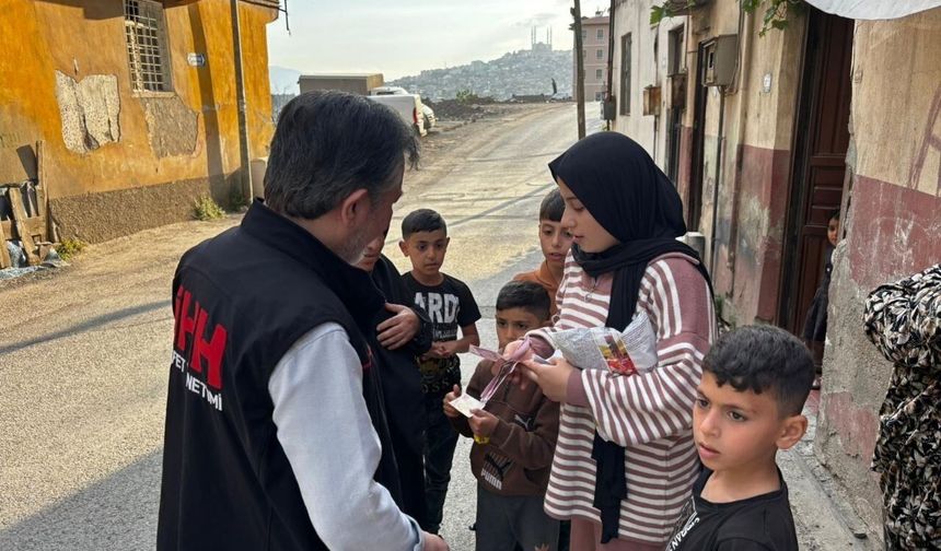 İHH Kurban Bayramı’nda Yetim ve Depremzede Aileleri Unutmadı