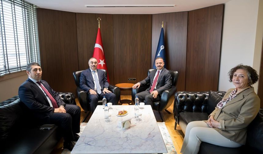 YAVUZ AĞIRALİOĞLU’NUN KONUĞU AZERBAYCAN  BÜYÜKELÇİSİ DR. REŞAD MEMMEDOV OLDU