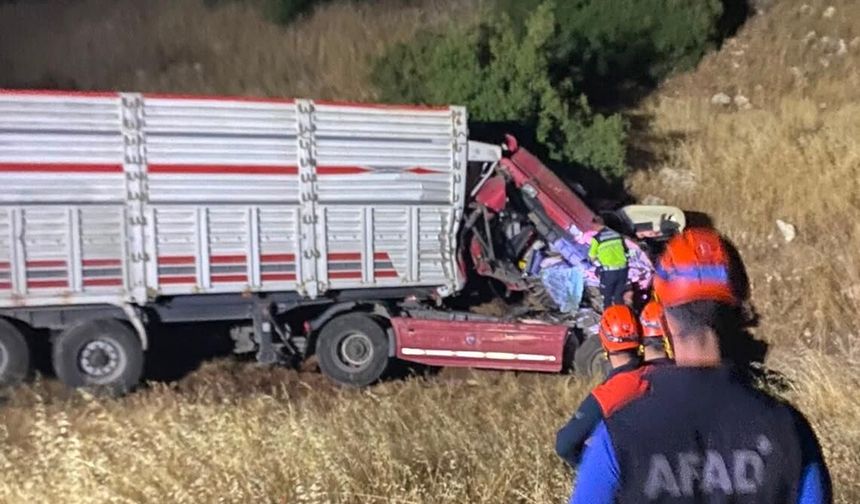 Kahramanmaraş’ta Tır Şarampole Uçtu: 1 Yaralı