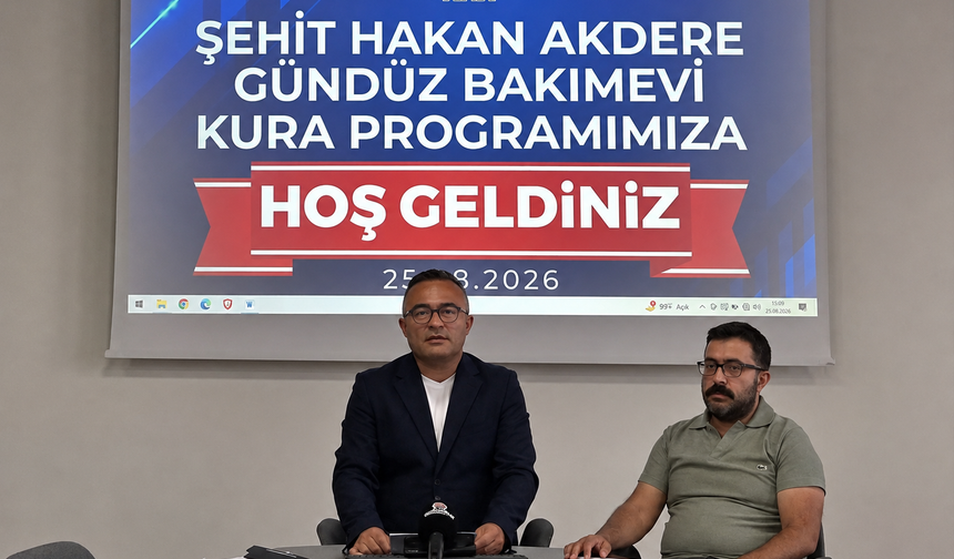 Onikişubat Belediyesi’nin Gündüz Bakımevi’nde Yeni Dönemin Kuraları Çekildi