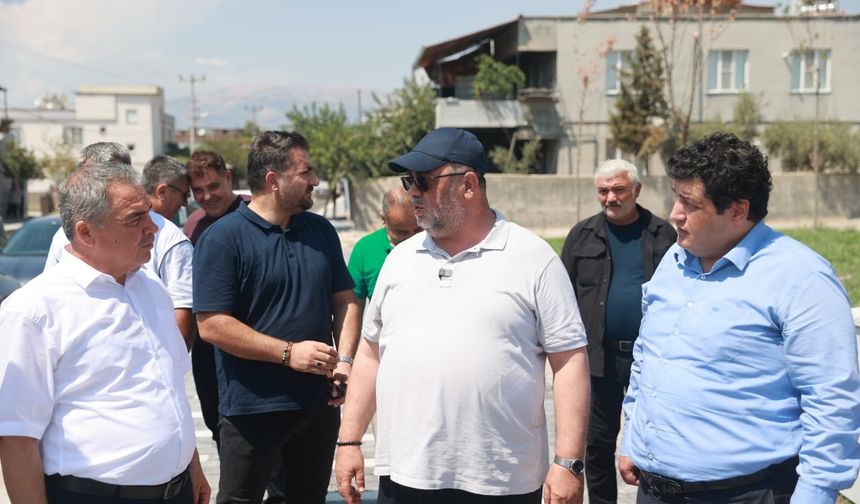 BAŞKAN AKPINAR KARAZİYARET’TE PRESTİJ SOKAK PROJESİNİ İNCELEDİ