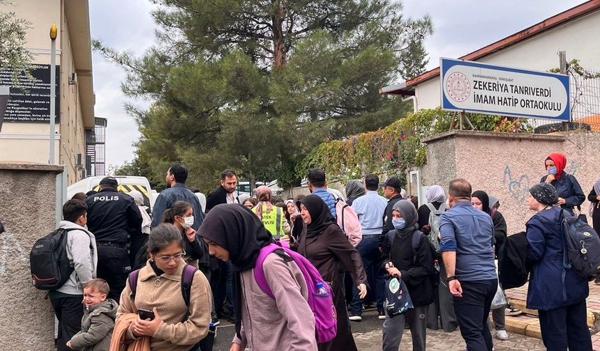 Kahramanmaraş’ta Okulda Koku Paniği: 20 Öğrenci Hastaneye Kaldırıldı