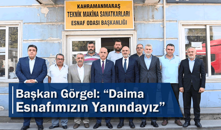 Başkan Görgel: "Daima Esnafımızın Yanındayız"