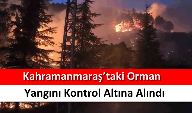 Kahramanmaraş'taki orman yangını kontrol altına alındı