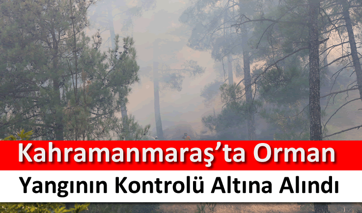 Kahramanmaraş’ta orman yangının kontrolü altına alındı