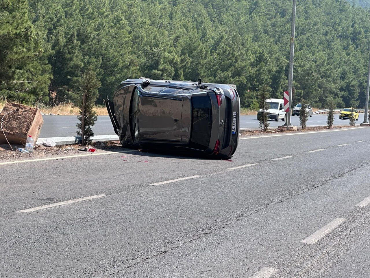 Kahramanmaraş’ta Otomobil Takla Attı: 1 Yaralı